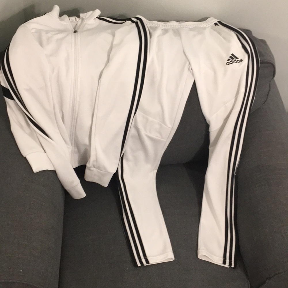 Adidas Track Suit White XS